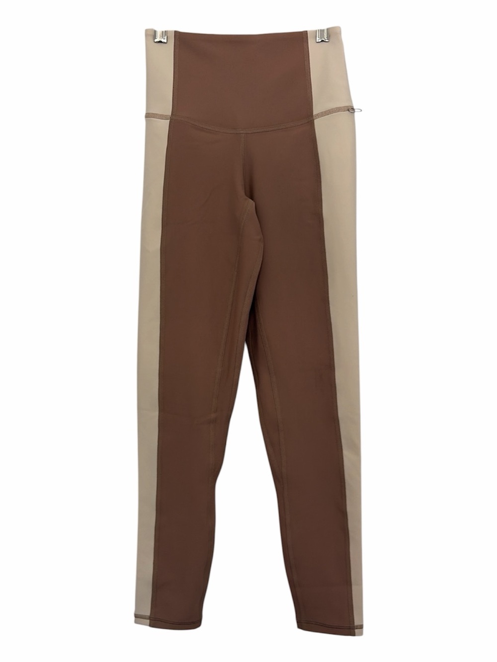 Abercrombie & Fitch YPB Tan and Beige High-Waist Leggings